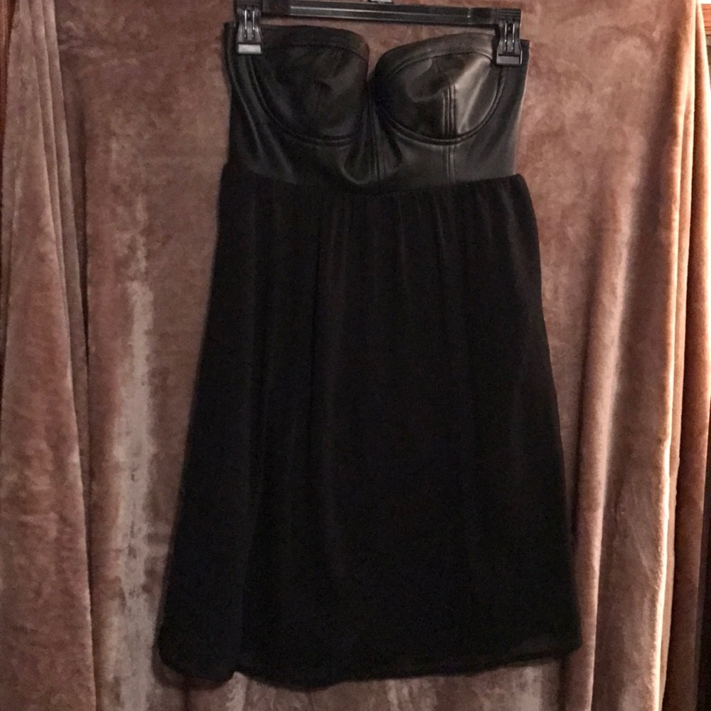 BILLABONG BLACK STRAPLESS DRESS